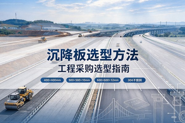 韩城沉降板选择方法