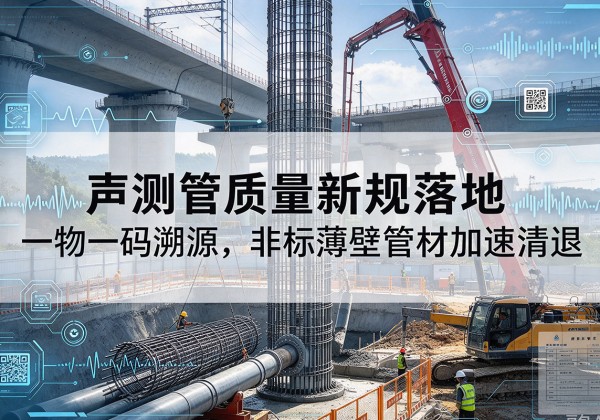 韩城声测管质量新规落地，一物一码溯源，非标薄壁管材加速清退