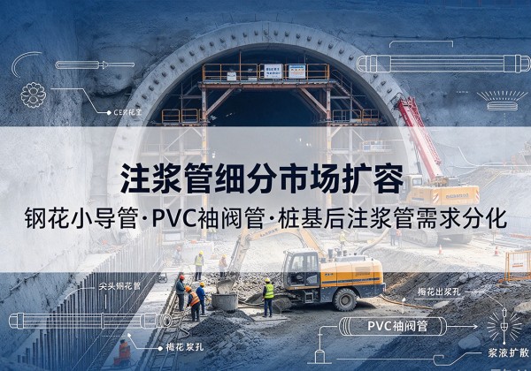 韩城注浆管细分市场扩容，隧道钢花小导管、PVC 袖阀管、桩基后注浆管需求分化
