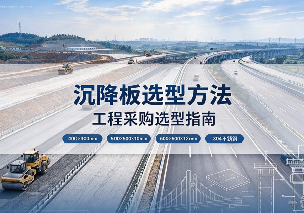 韩城沉降板选择方法